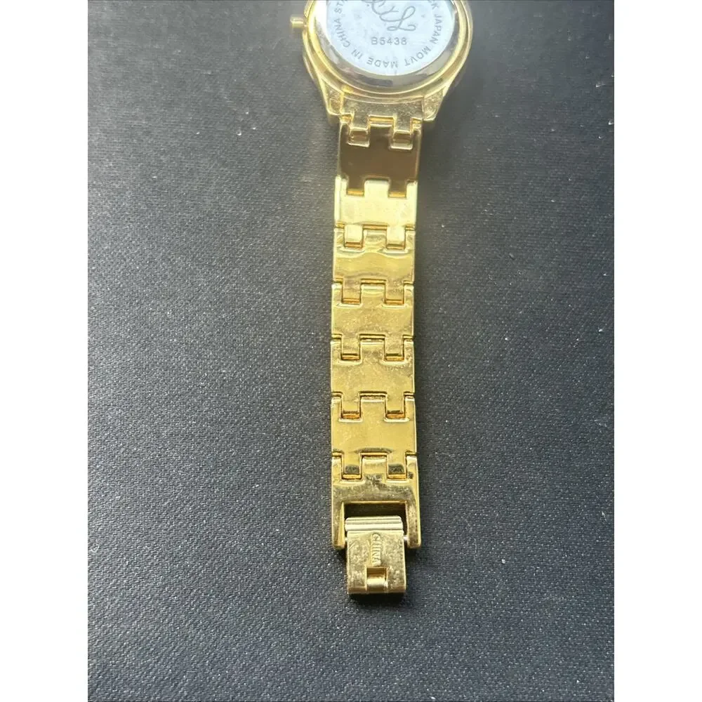 Colleen Lopez Green Dial Gold Tone Women’s Quartz Watch